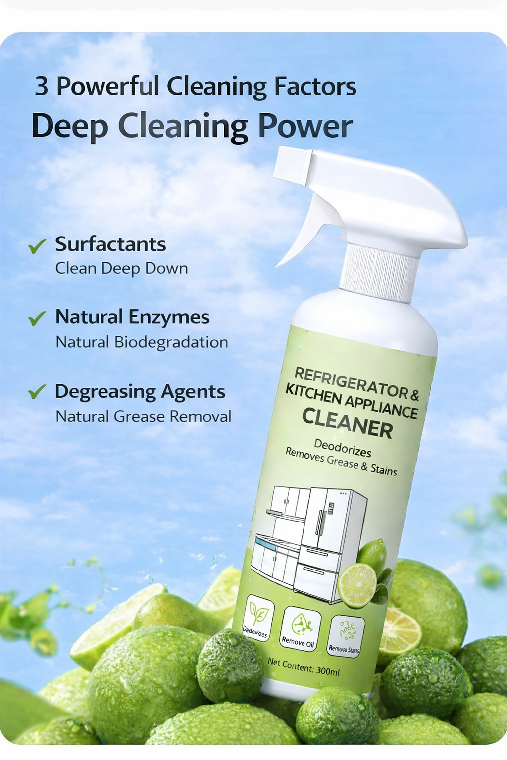Refrigerator & Kitchen Cleaner Spray