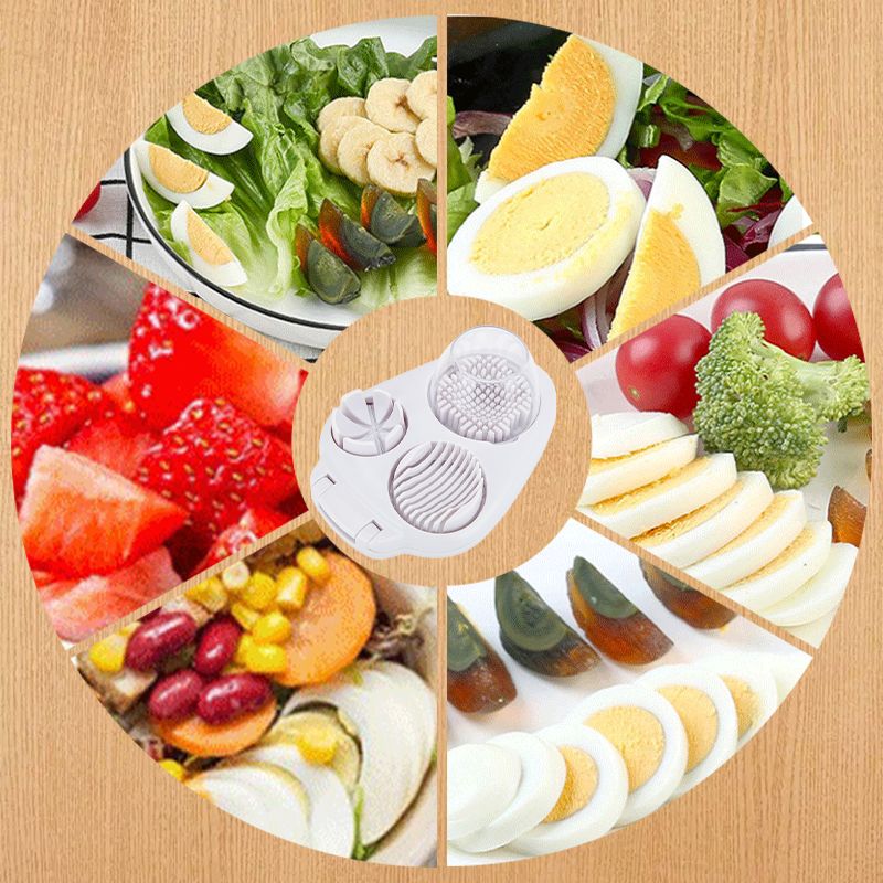 3-in-1 Multifunctional Egg Slicer