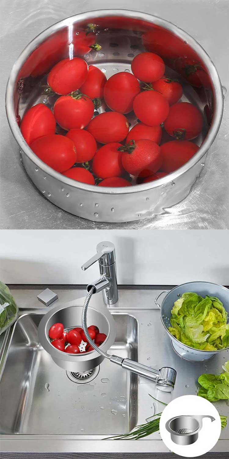 Hanging Strainer & Food Catcher